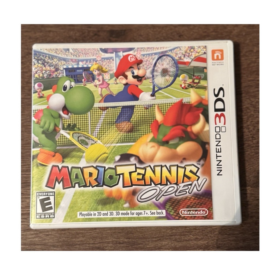 Mario Tennis Open Nintendo 3DS Game Complete CIB CTR-P-AGAE-USA